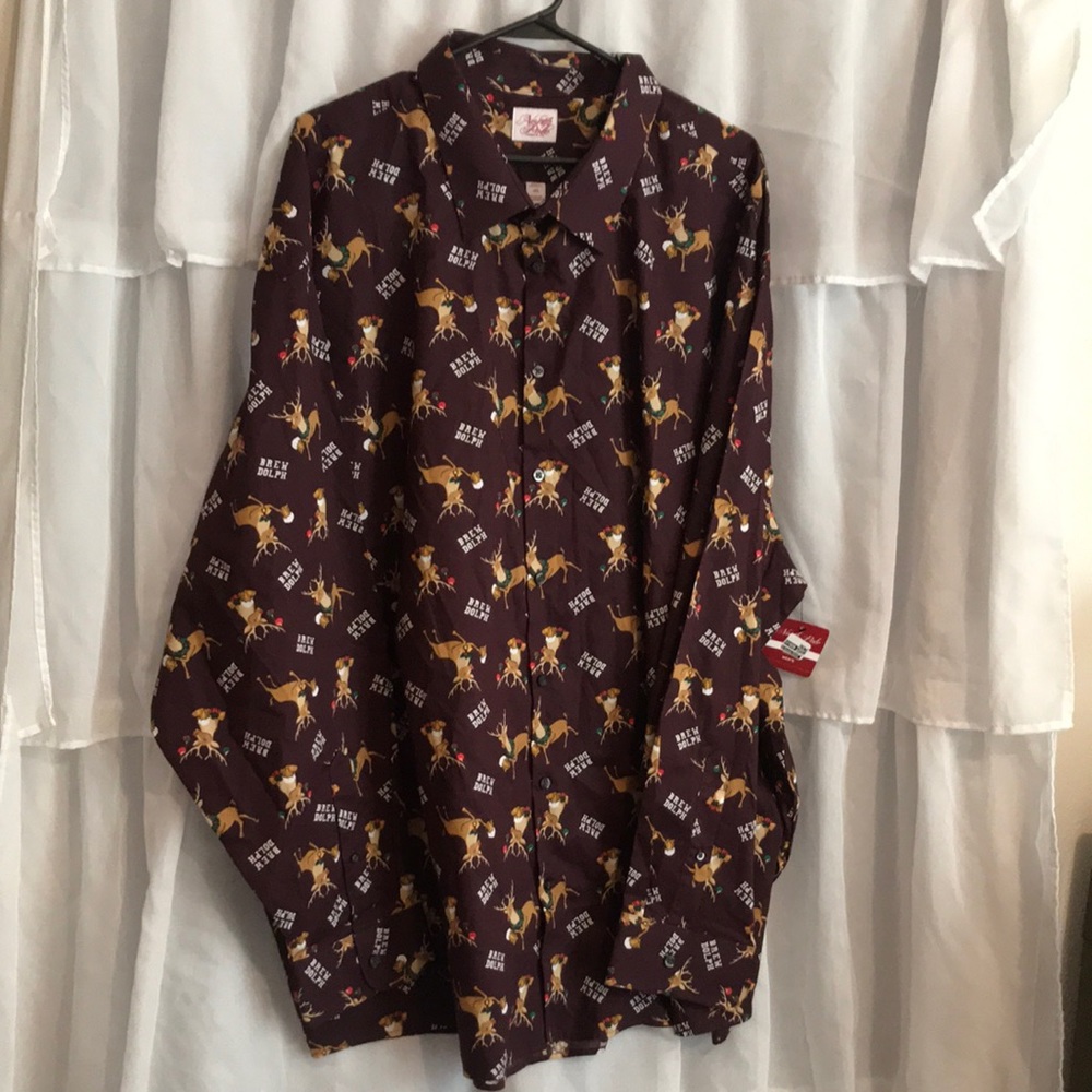 Men’s North Pole Trading Co. “BREW DOLPH” Shirt